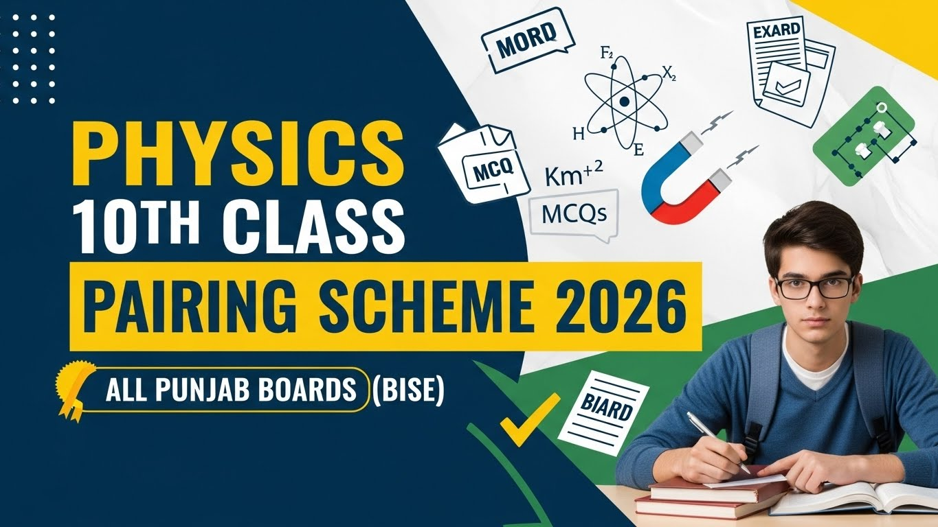 Physics 10th Class Pairing Scheme 2026