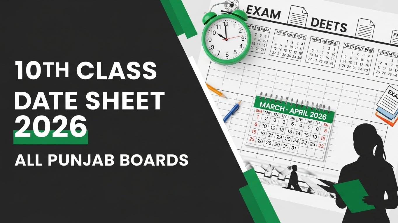 10th Class Date Sheet 2026